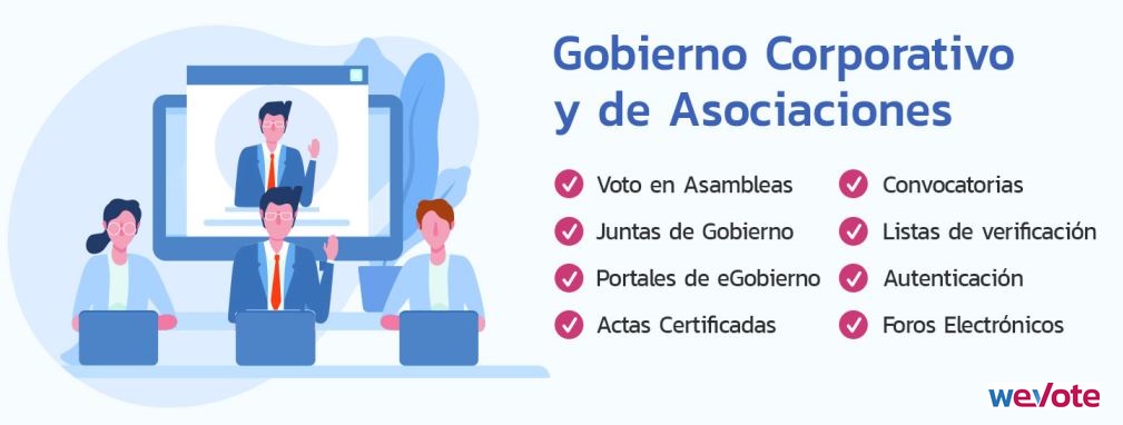 eVoto en Gobierno Corporativo weVote Avisos Certificados